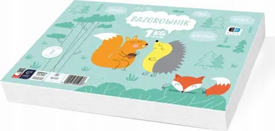 Zdjęcie produktu dla Blok rysunkowy A4 200 kartek – Interdruk Bazgrownik – idealny dla małych artystów i kreatywnych dzieci