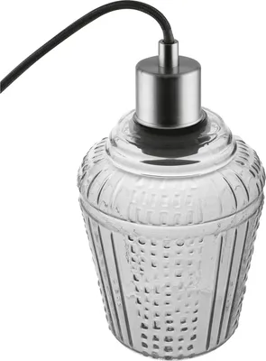 Produktbild von LEDVANCE Vintage Edition 1906, Deckenleuchte mit E27 Sockel, Rauchgraues Glas, Ohne Leuchtmittel, Carved Pendant Jar