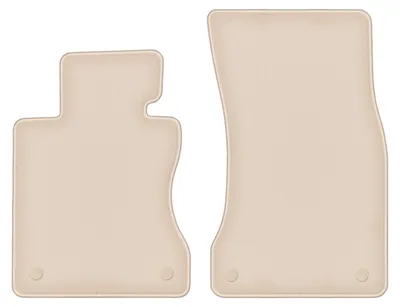 Produktbild von DURBAN Beige Velours-Fußmatten vorne für BMW 5 E60 RZEPY Limousine (2003-2010)