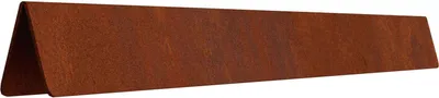 Obrázek produktu pro vidaXL Trávníková obruba, 4 ks, rezavá, 450 x 0,05 x 10 cm, nerezová ocel
