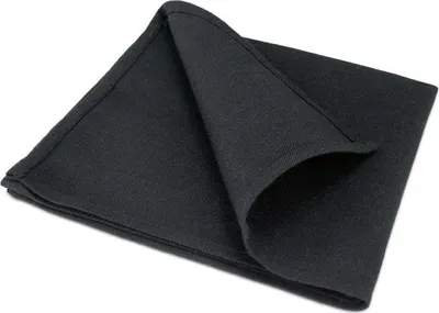 Produktbild von Stoffservietten, 12 Stück, Schwarz, 40x40cm, Treb X