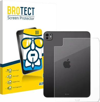 Produktbild von BROTECT Schutzglas für Apple iPad Pro 11" 2025 (Rückseite) Schutzfolie Panzer Folie Glas Display Schutz klar