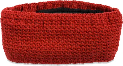 Produktbild von styleBREAKER Damen Stirnband in feiner Häkel Optik einfarbig, Thermo Fleece Futter, Uni Winter Headband 04026051