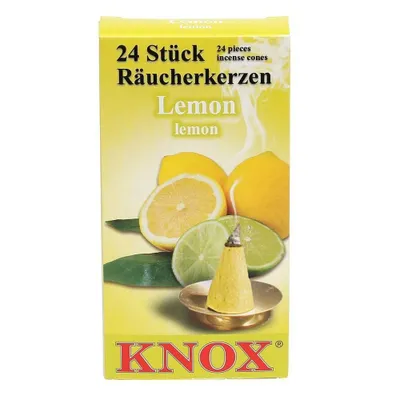 Produktbild von KNOX - Räucherkerzen Räucherkegel Gr. M - Lemon