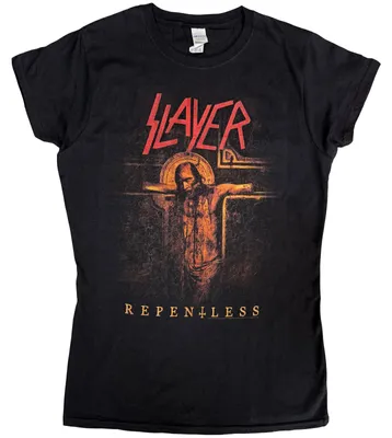 Obrázek produktu pro Slayer Repentless Crucifix Black M Dámské Tričko