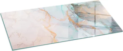 Obrázok produktu pre Sklenený podlahový panel 125x50 cm - Krbový panel zo skla - Krbový panel zo skla - Ochranné sklo - Ochranný panel proti iskrám - Sklenený podlahový panel protipožiarny - Tepelná ochrana - Ochrana podlahy zo skla - Abstraktný vzor tekutín