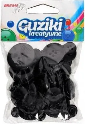 Produktbild von Kreative schwarze Knöpfe 40 g (Schul- und Schrein, Kreativartikel)