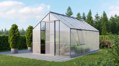 Obrázek produktu pro Vitavia skleník "Meridian 1 11500" hliník 11,5 m² 4 mm HKP
