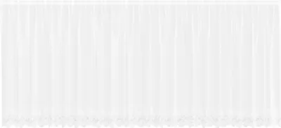 Produktbild von vidaXL Spitzenvorhang Weiß 140 x 600 cm Polyester