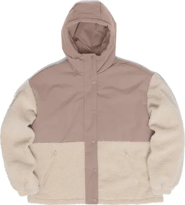 Produktbild von Fabric Blocking Jacket Women S braun - Farbe grey brown/natural