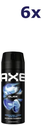 Zdjęcie produktu dla 6 szt. dezodorantu w sprayu Axe – Click 150 ml
