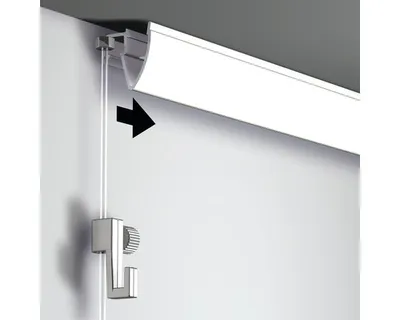 Produktbild von Bilderschiene All-In-One Up Rail 2 m weiß Primer