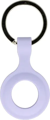 Produktbild von Silikon Case für AirTag Schutz Hülle Cover Schlüsselanhänger Apple AirTag Cover Case Tracker Tasche Lila