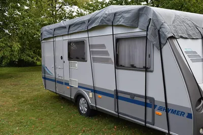 Produktbild von GreenYard Wohnwagen Schutzdach 800 cm Schutzhülle Wohnmobil Abdeckung Dach Garage