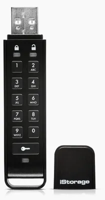 Produktbild von iStorage datAshur Personal2 USB3 32GB, 32 GB, USB Typ-A, 3.2 Gen 1 (3.1 Gen 1), 170 MB/s, Schutzhülle, Schwarz