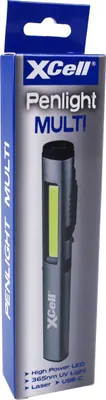 Produktbild von XCell LED-Stiftleuchte MULTI mit UV- und Laserlicht (Länge 200mm, 450 Lm) 148456