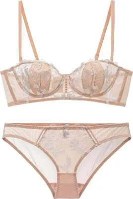 Productafbeelding van INF Kant braletteset met verwijderbare bandjes Beige 3
