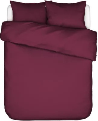 Produktbild von Essenza Renforcé-Bettwäsche-Garnitur Guy  Farbe Cherry Größe 155x220 80x80  AL