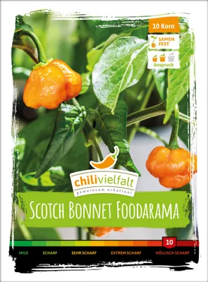 Produktbild von Chili Scotch Bonnet Foodarama Yellow | Chilisamen von Chilivielfalt, Einzelartikel / komplette VE:Einzelartikel