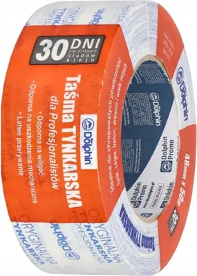 Produktbild von Wasserfestes Außenputzband 48mmx50m für raue Oberflächen - Ideal für Putz, Ziegel, Beton