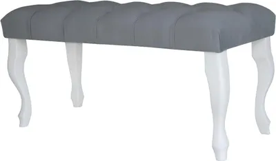 Produktbild von Chesterfield Sitzbank Klassischer Hocker Retro Rustikal Fußhocker Ottomane
