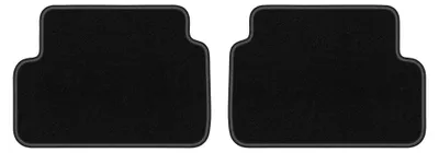 Productafbeelding van Velours achtermatten voor Ford Focus MK1 (przed liftem) 1998-2001 (hatchback/sedan/stationwagen) – 2-delig, zwart, op maat – Wielganizator LUX