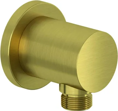 Obrázok produktu pre Kludi Nova Fonte ohyb na pripojenie hadice PURISTIC, iskrovobezpečný, brushed gold, 1 ks.