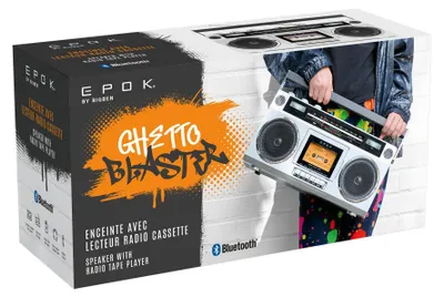 Produktbild von Bigben tragbarer Kassettenspieler mit Bluetooth Ghetto Blaster BTBLASTER EPOK AU390421