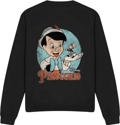 Immagine prodotto di Pinocchio - Felpa per uomo/donna unisex TV15080 (M) (Nero)