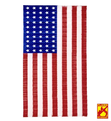 Produktbild von USA FAHNE ZUM AUFFALTEN 68 x 122cm - flame retardant