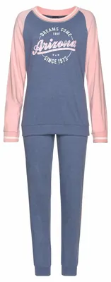 Produktbild von Arizona Pyjama 2 -teilig blau-meliert Größe 44/46