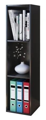 Immagine prodotto di Ripiano in legno in piedi | Scaffale salvaspazio | Dimensioni: H. 107 x W. 34 x D. 30 cm | Ripiano elegante in piedi | Scaffale di archiviazione | Libreria - Mendas