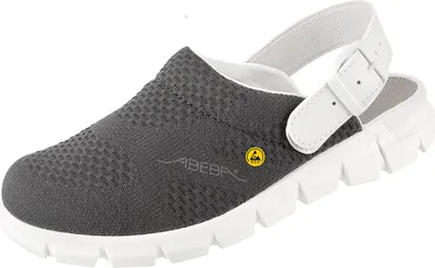 Produktbild von Abeba ESD-Berufsschuhe Dynamic OB Clog anthrazit CE ESD SRC