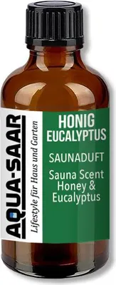 Produktbild von Aqua-Saar Saunaduft Honig-Eucalyptus 50 ml Saunaaufguss Aromaduft Eukalyptus