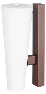 Produktbild von Lucande LED-Außenwandleuchte Jovra, corten, Höhe 32 cm