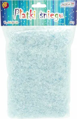 Produktbild von Aliga - Frost-Effekt, Schneeflocken Blau 80g