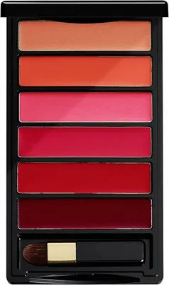 Imagen del producto de L'Oréal Paris, Paleta de maquillaje "Summer Glam", color rojo, 6 tonos, para mujeres, acabado mate y brillante, 55 mm de diámetro, 14 mm de grosor