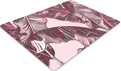Produktbild von Stuhlunterlage Bürostuhlunterlage 120 cm x 90 cm Bodenmatte Bürostuhlunterlage - Rosa Palm