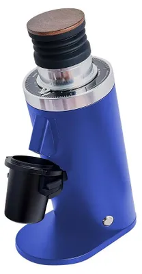 Produktbild von ROASTLY DF64 Kaffeemühle Gen 2 II V2.5, Berühmtes White Label, Elektrische Einzeldosis-Kaffeemühle, Nahezu Retentionsfrei (Blau)