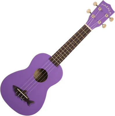 Image de Ukulélé soprano Kala Makala Shark Purple