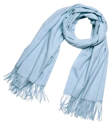 Produktbild von DonDon Damen Winter-Schal groß und flauschig 200 x 70 cm - Hellblau