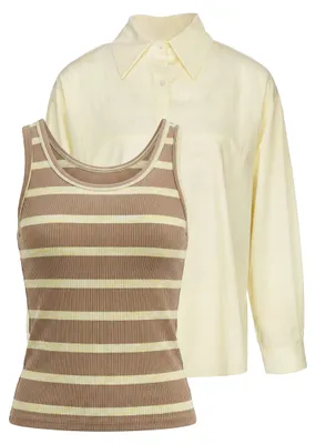 Produktbild von TEYLON damen 2-teiliges set - gelb, M
