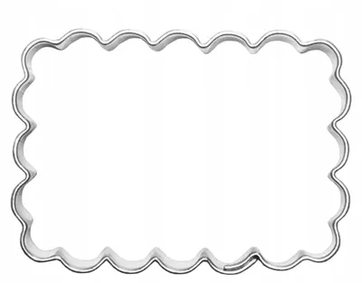 Produktbild von EkoForemki Karbierter Rechteck Ausstecher 4,6 cm