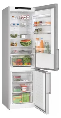 Zdjęcie produktu dla Bosch Serie 4 KGN39VLCT, 363 l, SN-T, 10 kg/24h, C, Komora Fresh zone, Stal nierdzewna
