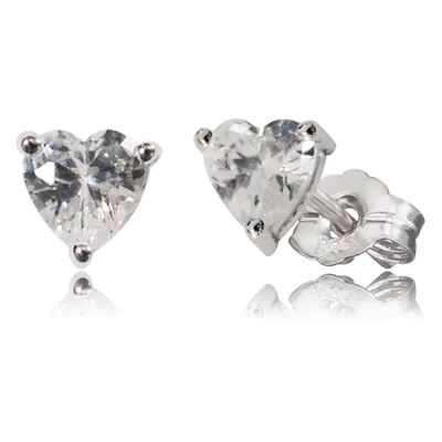 Produktbild von Herzengel HEE-HEART01-ZI Mädchen Ohrstecker Herz Silber Weiß