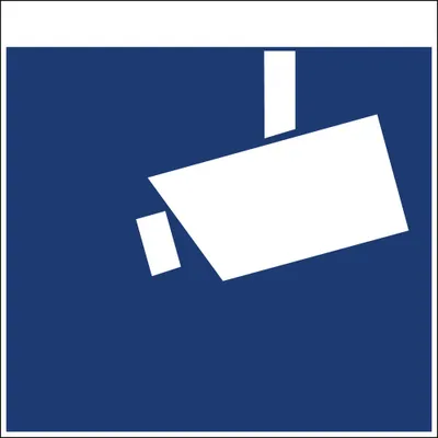 Produktbild von Aufkleber Videoüberwachung nach DIN 33450 100x100mm