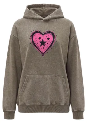 Immagine prodotto di Felpa con cappuccio da donna SUPSLIM, colore verde, taglia M
