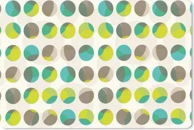 Produktbild von MuchoWow® Schreibtischunterlage Kreis - Grün - Muster 60x40 cm - XXL Mauspad - Großes Mauspad