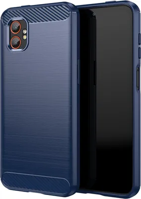 Produktbild von Mobigear Brushed Slim Samsung Galaxy Xcover 7 Pro Hülle Flexibles TPU Backcover - Blau