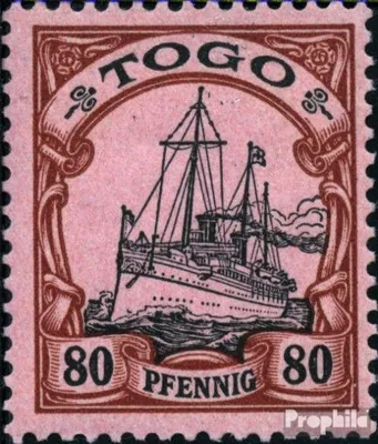 Produktbild von Briefmarken Togo (Dt. Kolonie) 1900 Mi 15 mit Falz Schiff Kaiseryacht Hohenzollern